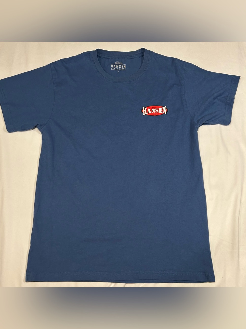 Hansen Short-Sleeve Crew T‑Shirt in Navy